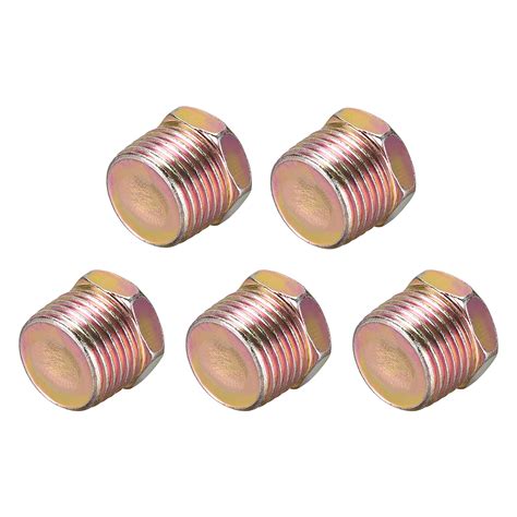 G12 Male Thread Plugs Carbon Steel Outer Hex Thread Socket Bung Plug