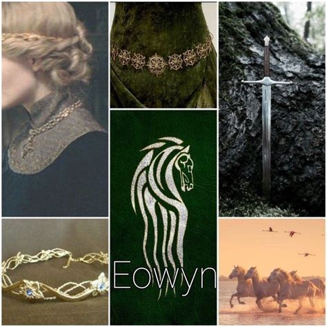 Lady Eowyn Aesthetic Collage