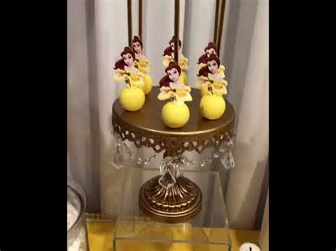 Dessert Table Ideas Disney Beauty And The Beast Dessert Table Youtube