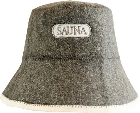 Diyer® Cappello Da Sauna Incluso Ebook Sauna Con Scritta Sauna In