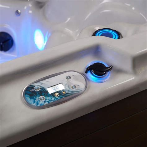 AquaLife Niagara LS Person Stainless Jet Lounger Hot Tub With Ozone And Real Stainless