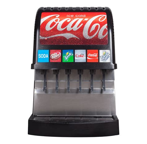 Ce00600 6 Flavor Compact Counter Electric Soda Fountain System