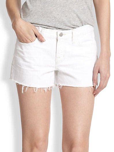 J Brand Low Rise Cut Off Denim Shorts