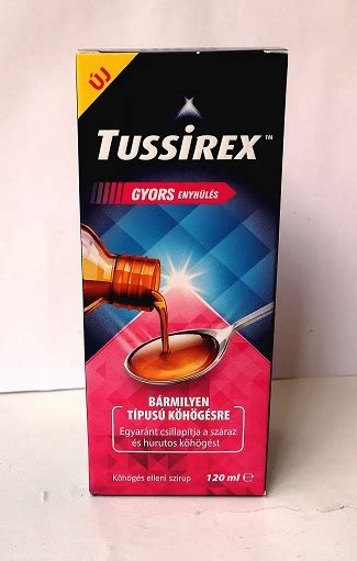 TUSSIREX KÖHÖGÉS ELLENI SZIRUP 120ML