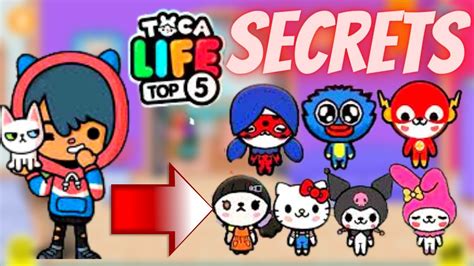 Top 5 Secrets And Hacks In Toca Boca Toca Boca Secrets Toca Life