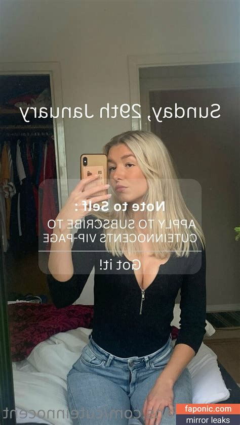 Cuteinnocent Aka Swedish Girl Aka Agnees02 Aka Agneesliind Nude Leaks Onlyfans Faponic