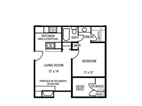 Square Feet Studio Floor Plan Floorplans Click