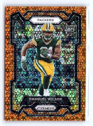 Panini Prizm Emanuel Wilson Disco Rookie Rc Green Bay