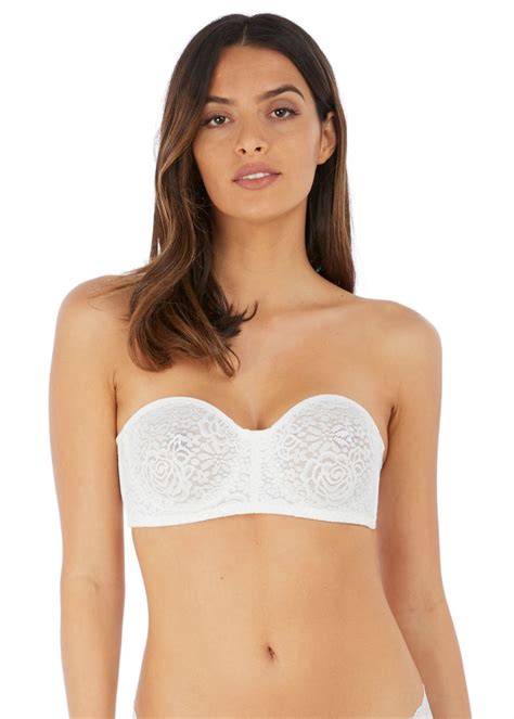 Wacoal Halo Lace Moulded Strapless Bra Ivory Available At The Fitting