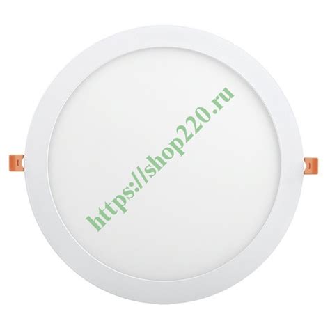 Светильник LED панель ДВО 1609 белый круг 24Вт 4000K IP20 295x25mm IEK ...
