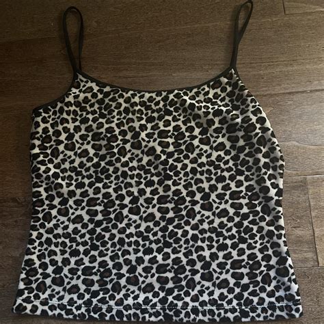 Cheetah Leopard Print Tank Top Soft Cotton And Depop