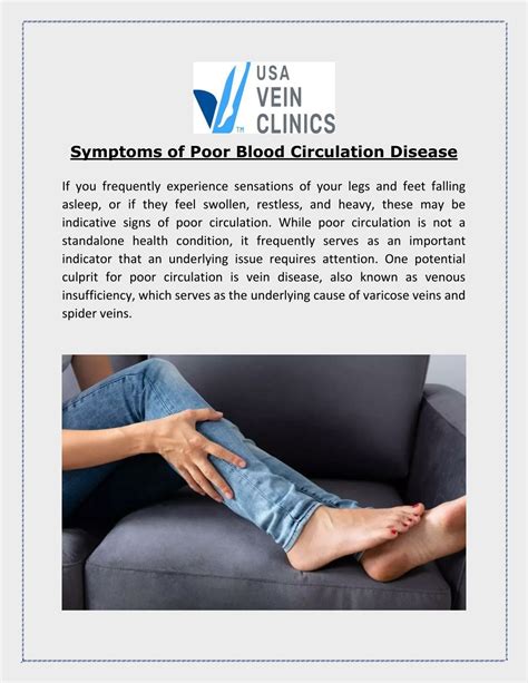 Ppt Symptoms Of Poor Blood Circulation Disease Powerpoint