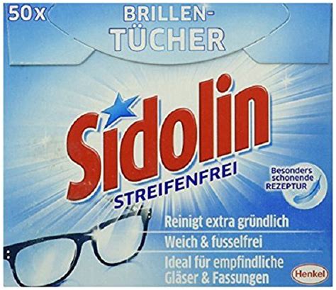 Sidolin Brillentücher 2er Pack 2 x 50 Stück Sidolin https