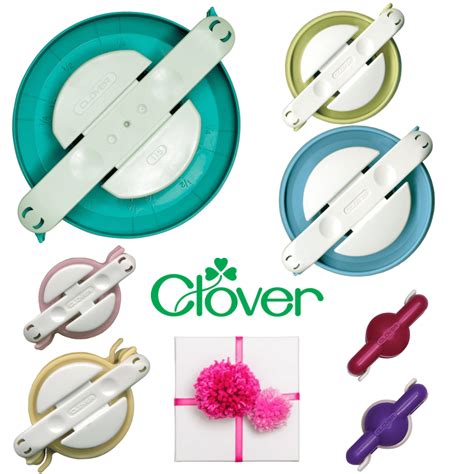Clover Pom Pom Makers All Sizes Mini Me Handcrafts