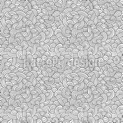 Doodle Waves Seamless Vector Pattern Design