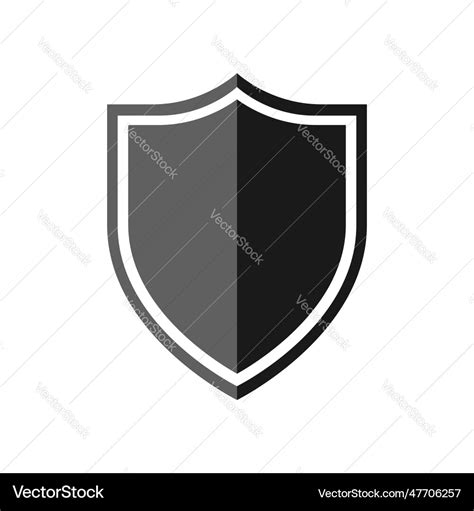 Protection Shield Royalty Free Vector Image Vectorstock