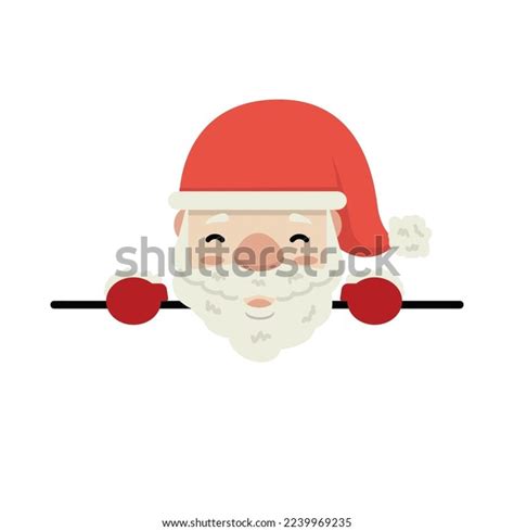 Santa Claus Holding Blank Sign Icon Stock Vector Royalty Free 2239969235 Shutterstock