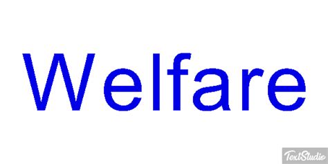 Welfare Word Animated  Logo Designs