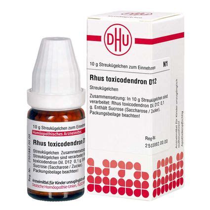 DHU Rhus Toxicodendron D12 10 G Shop Apotheke