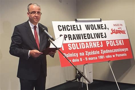 40 lecie NSZZ RI Solidarność w Poznaniu Wielkopolski Urząd