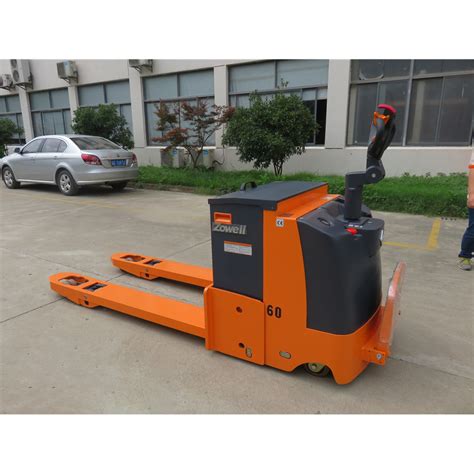 China Zowell T Kg Capacity Electric Pallet Truck Semi Electric