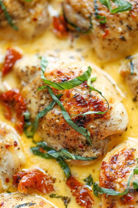 Chicken With Sun Dried Tomato Cream Sauce