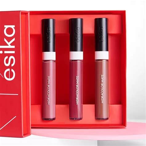 Ésika Set Hidracolor Mate Nude Cuotas sin interés