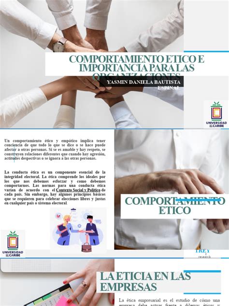 Etica Empresarial Diapositiva Pdf Business Comportamiento