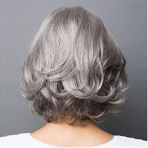 Short Wavy Wig Ash Wave Wig Natural Wavy Wig Heat Resistant Etsy In