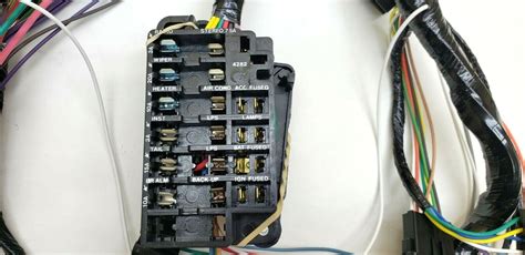 67 Chevelle Fuse Box Diagram