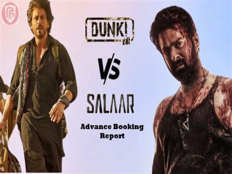 Salaar Vs Dunki Advance Box Office Collection Report Starring Prabhas