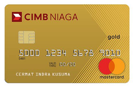 Kartu Kredit CIMB Niaga MasterCard Gold Cermati