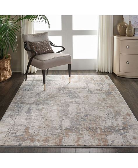 Nourison Home Rustic Textures Rus06 Beige And Gray 311 X 511 Area