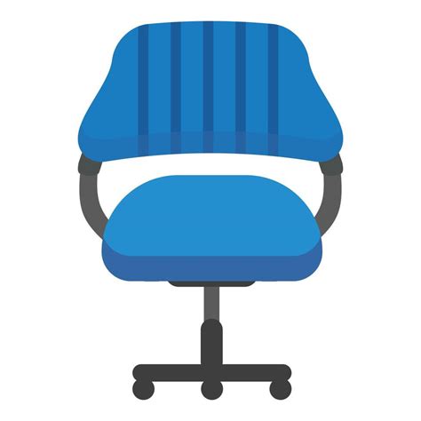 Job Desk Chair Icon Cartoon Vector Office Side Vector Art At