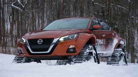 Nissan Altima Te Awd Is A Sedan With Extreme Snow Tracks