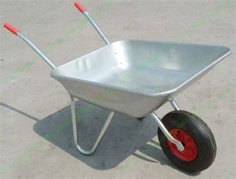 Qingdao Wheelbarrow Factory 65l Galvanized Metal Tray Garden Wheelbarrow Wb5204 Buy Narrow