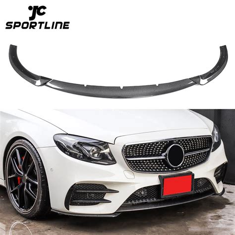 W213 Carbon Front Lip Splitter Für Mercedes Benz W213 E43 Amg E Class 2017 2019 Buy W213