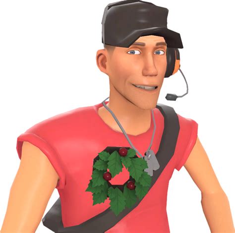 File Smissmas Wreath Scout Png Official TF2 Wiki Official Team