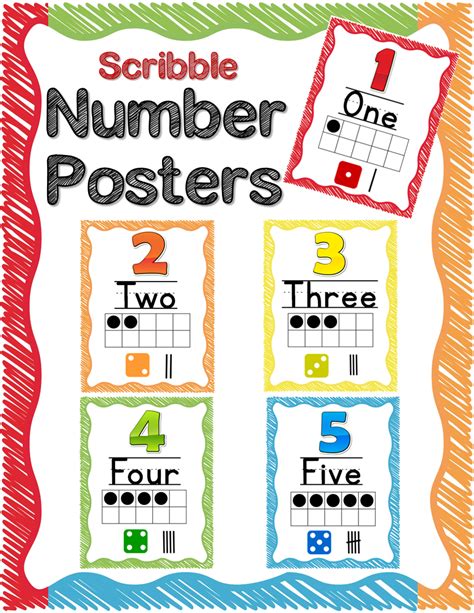 Rainbow Number Posters 0 50 Colorful Classroom Decor Preschool Math Kindergarten Math Math