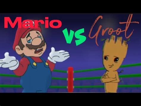 Mario Vs Groot Cartoon Beatbox Mashup Youtube