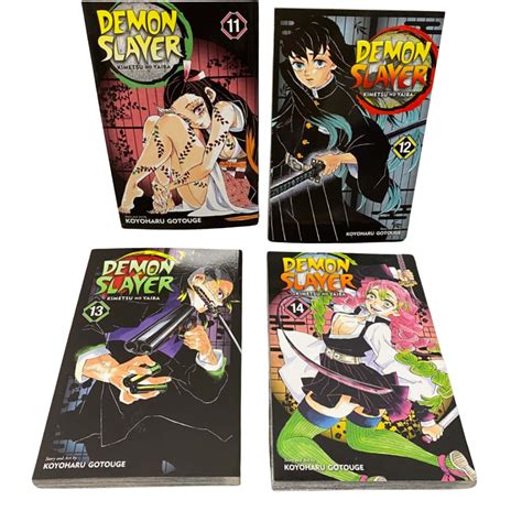 Demon Slayer Books 11-14 Koyoharu Gotouge Manga (s)