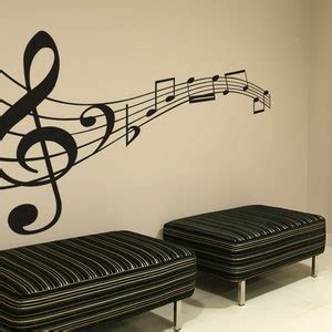 Music Note Vinyl Wall Decal Sticker Music Class Room Studio Etsy