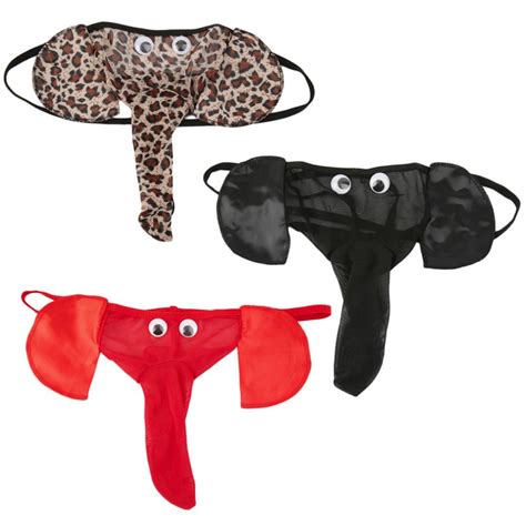 Strings Élastiques Pour Hommes Sexy G Strings Thongs Elephant Bulge Pouch Men Élastique T Back