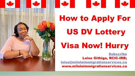 Good News How To Apply For Us Diversity Visa Lottery Green Card Youtube