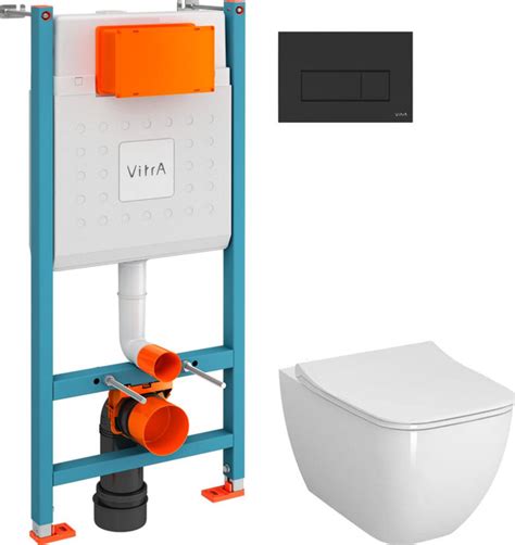 Комплект Унитаз подвесной VitrA Shift 7742B003-0075 белый глянцевый ...