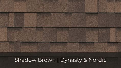 Iko Roof Shingle Colors Shadow Brown Performance Dynasty And