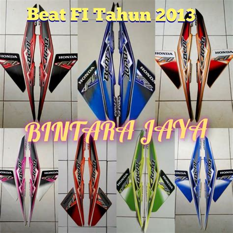 Jual Sticker Lis Striping Honda Beat Fi Beat F Tahun