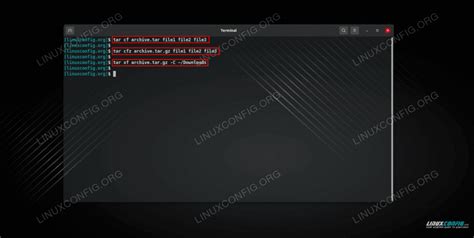 Tar Command In Linux With Examples Linux Command Line Tutorial