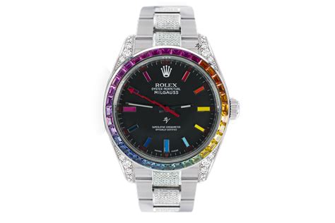 Rolex Rainbow Steel Mk Limited Edition Black Venom Custom Black