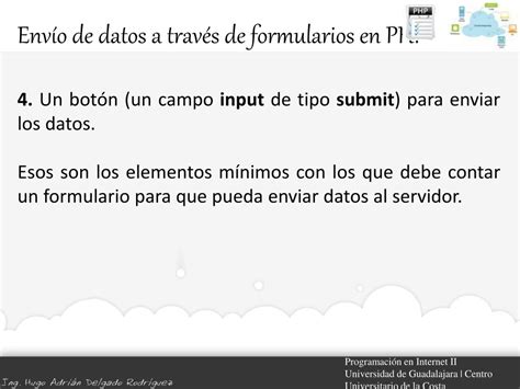 Ppt Env O De Datos A Trav S De Formularios En Php Powerpoint